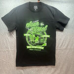 Men's Medium Graphic Sour Diesel T-Shirt Weed Trucking Semi Truck Tee Streetwear